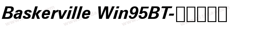 Baskerville Win95BT字体转换